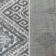 Modny dywan nowoczesny Rosetta 01 szary aztecki