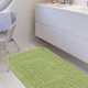 Komplet łazienkowy Monti ETHNIC zielony z wycięciem pod WC antypoślizgowy
