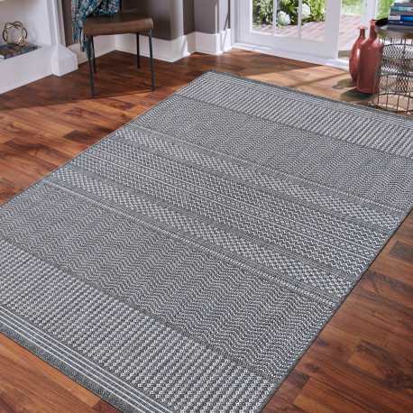Dywan sznurkowy dwustronny Zefir 12 szary outdoor