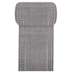 Chodnik sznurkowy Nord 11- szary- szerokość od 60 cm do 80 cm