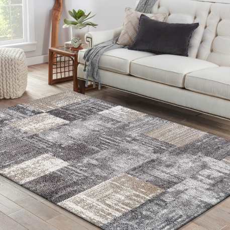 Dywan nowoczesny Palermo 24 brązowo szary