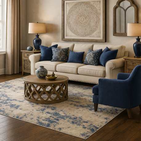 Dywan nowoczesny Mila PRA 54A BM brązowy