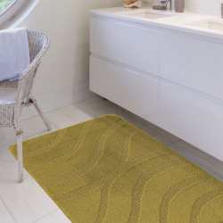 Komplet łazienkowy Monti SYMFONY khaki z wycięciem pod WC antypoślizgowy