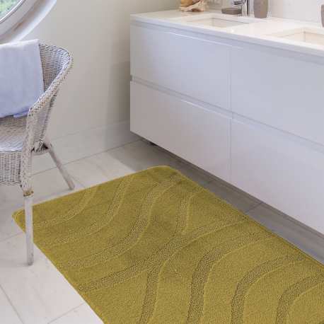 Komplet łazienkowy Monti SYMFONY khaki z wycięciem pod WC antypoślizgowy