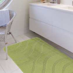 Komplet łazienkowy Monti SYMFONY zielony z wycięciem pod WC antypoślizgowy