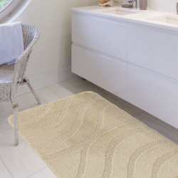 Komplet łazienkowy Monti SYMFONY beżowy z wycięciem pod WC antypoślizgowy