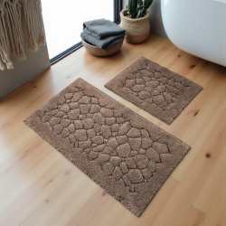 Dywaniki łazienkowe komplet Madryt 10 brązowy