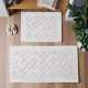 Dywaniki łazienkowe komplet Madryt 12 ecru aztek