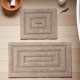Dywaniki łazienkowe komplet Madryt 13 beżowy labirynt