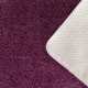 Dywan Alpaca typu shaggy burgundowy miękki puszysty