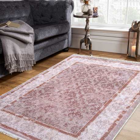 Dywan antypoślizgowy nowoczesny Nevada New 133 beżowy ornament