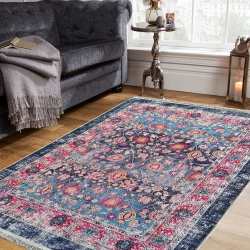 Dywan antypoślizgowy nowoczesny Nevada New 145 wielokolorowy orientalny