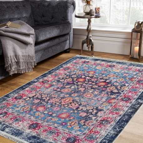 Dywan antypoślizgowy nowoczesny Nevada New 145 wielokolorowy orientalny