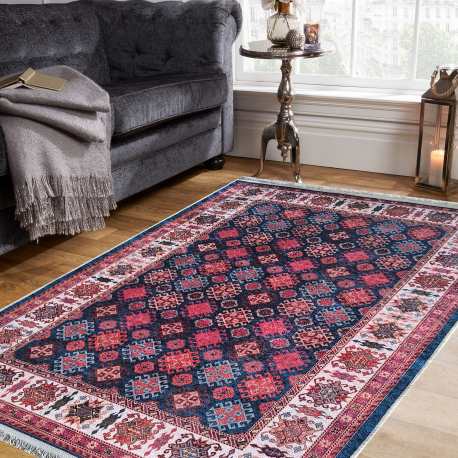 Dywan antypoślizgowy nowoczesny Nevada New 146 wielokolorowy etniczny