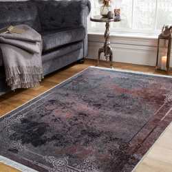 Dywan antypoślizgowy nowoczesny Nevada New 161 szaro brązowy loft