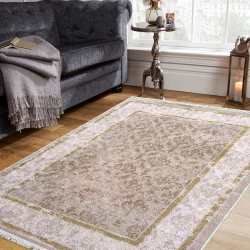 Dywan antypoślizgowy nowoczesny Nevada New 133 beżowy ornament