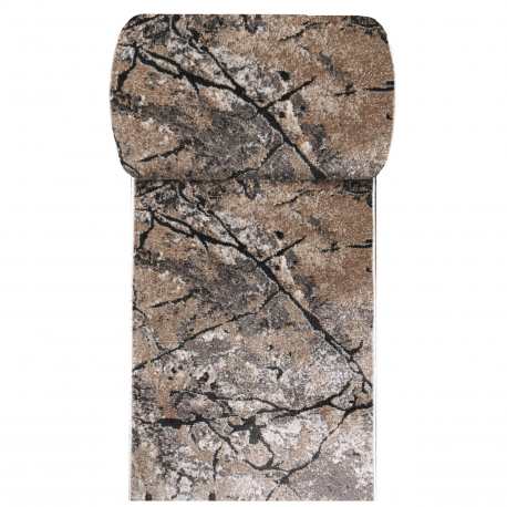 Chodnik dywanowy Palermo 25 - brązowy - szerokość od 60 cm do 150 cm