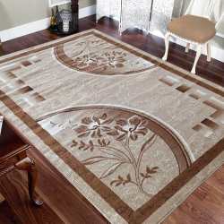 Dywan klasyczny BCF ALFADA 21 - beżowy kwiaty