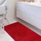 Komplet łazienkowy Monti GLD 255 czerwony z wycięciem pod WC antypoślizgowy