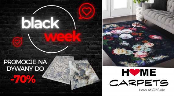 Black Week w Homecarpets - Dlaczego warto kupić dywan na promocji?